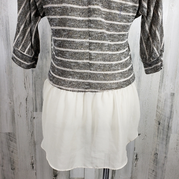 BCX sparkly high low long sleeve shirt size medium - Picture 6 of 7